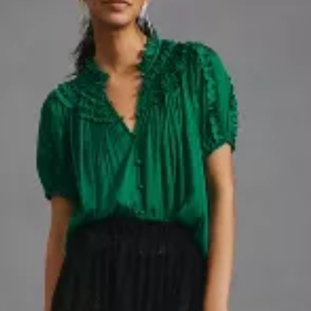 Anthropology blouse brand new